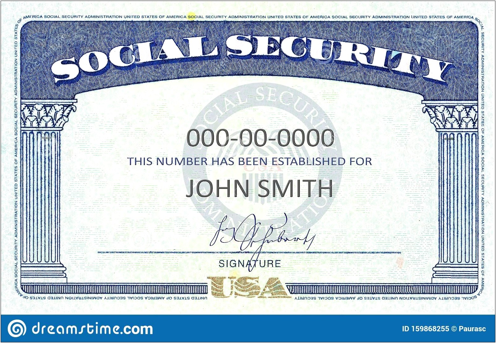 Create Social Security Card Template Download
