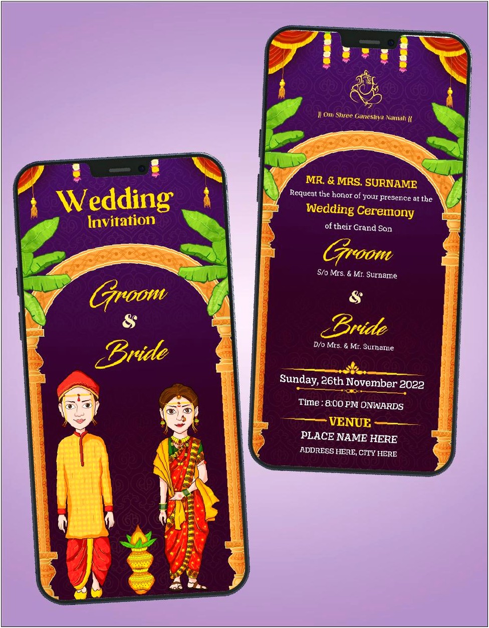 Create Wedding Invitation Card Online In Marathi