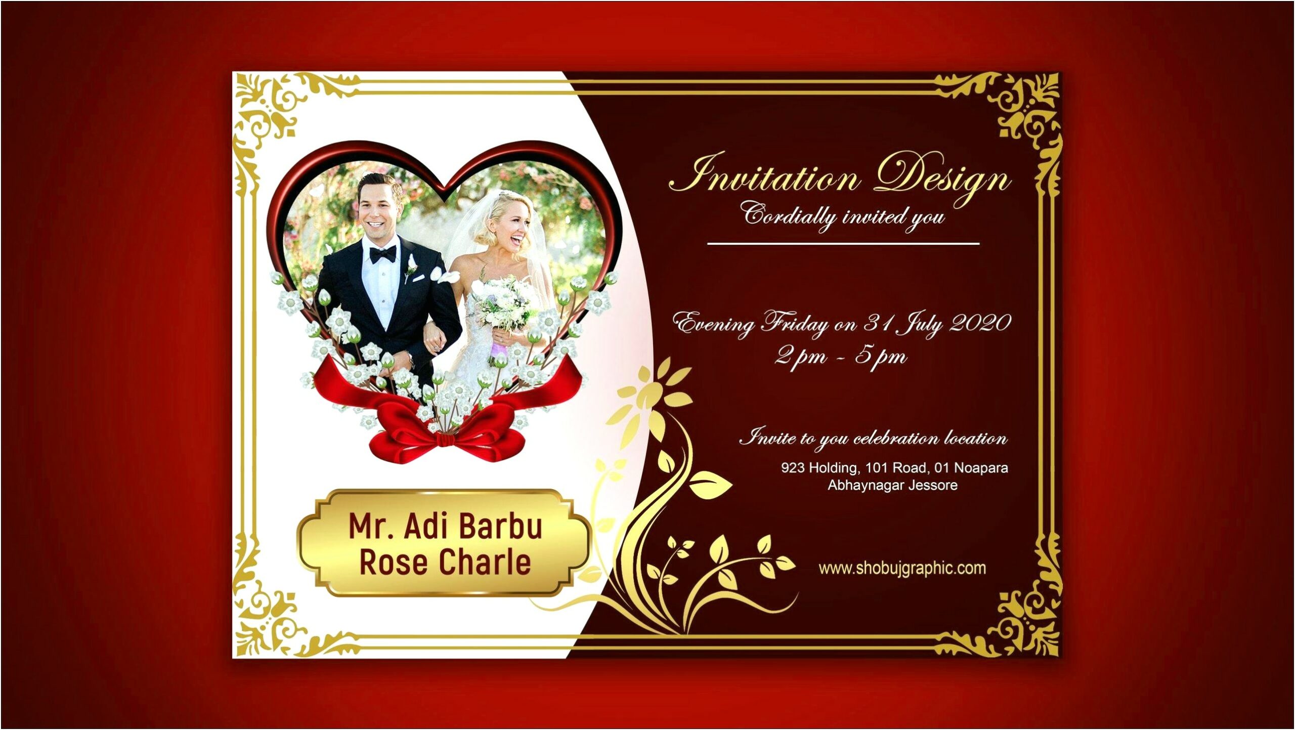 Create Your Own Wedding Invitations In Photoshop