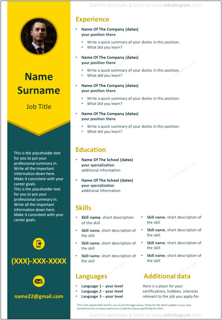 Creating A Good Visual Resume With Word