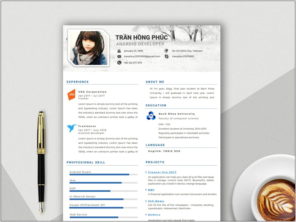 Creative Professional Resume Templates Word Free Download