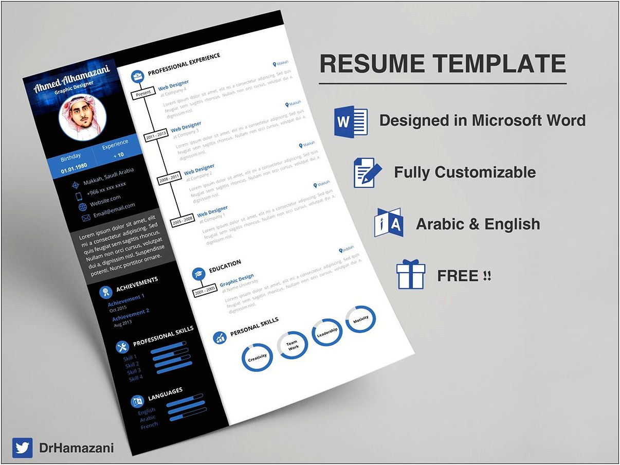 Creative Resume Templates For Graphic Designer Free Download