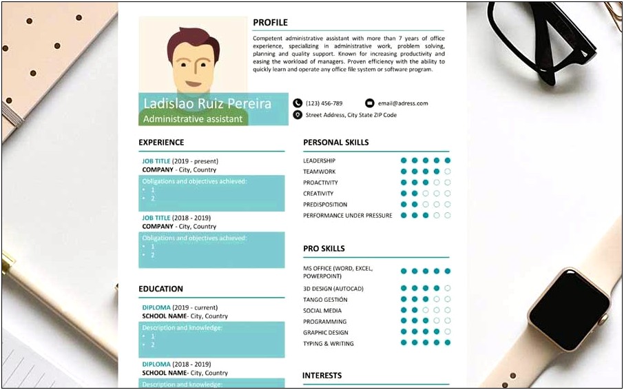 Creative Resume Templates For Word Free