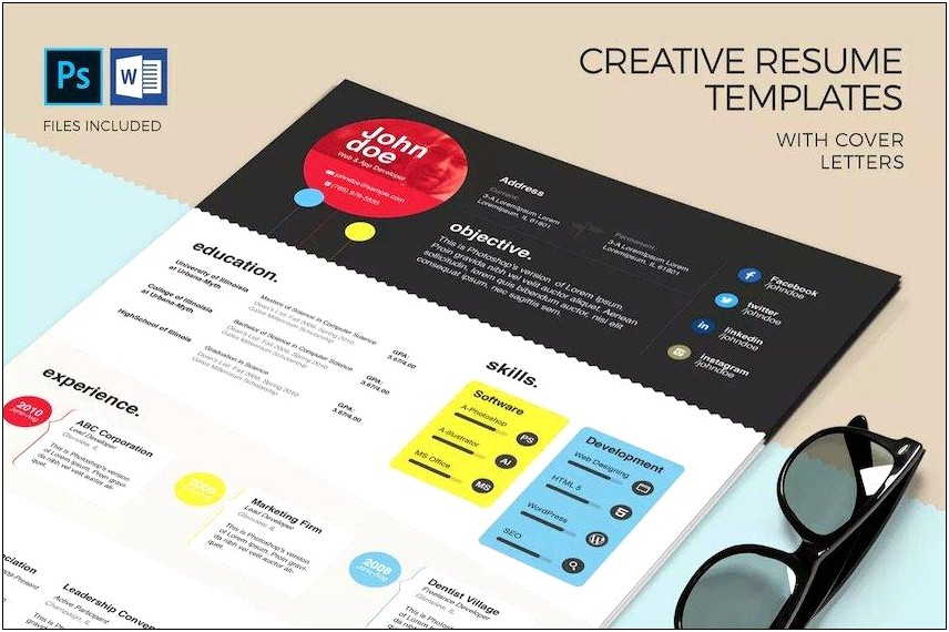 Creative Resume Templates Free Download Doc