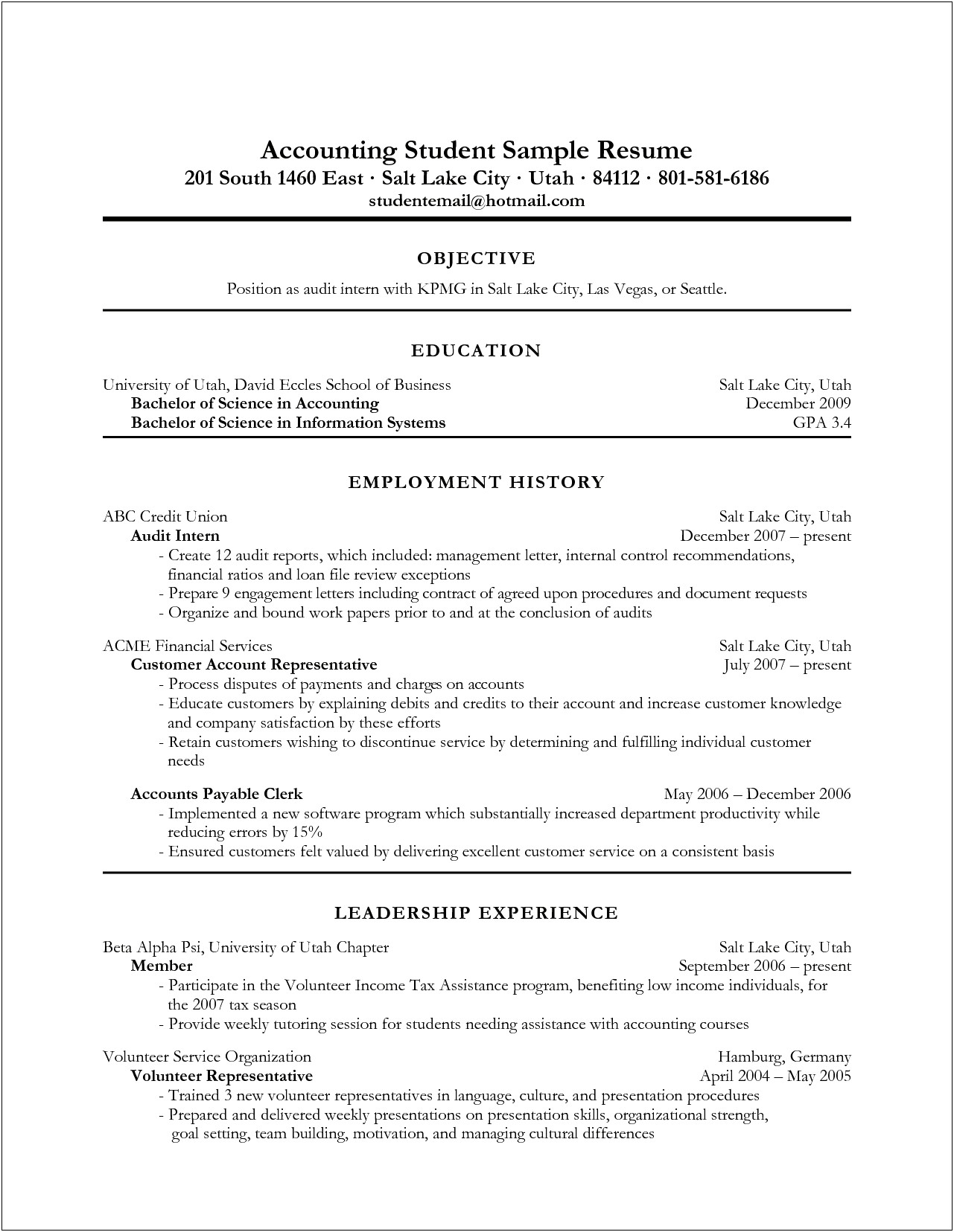 Credit Union Job Descriptions For Resume