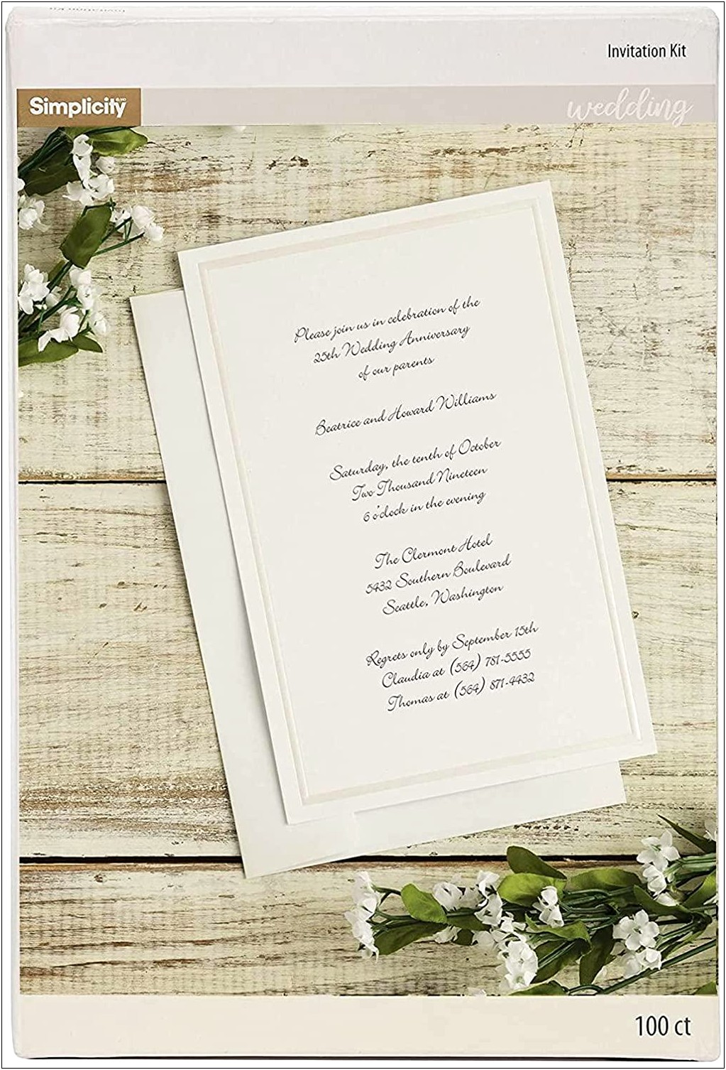 Css Borders For A Wedding Invitation
