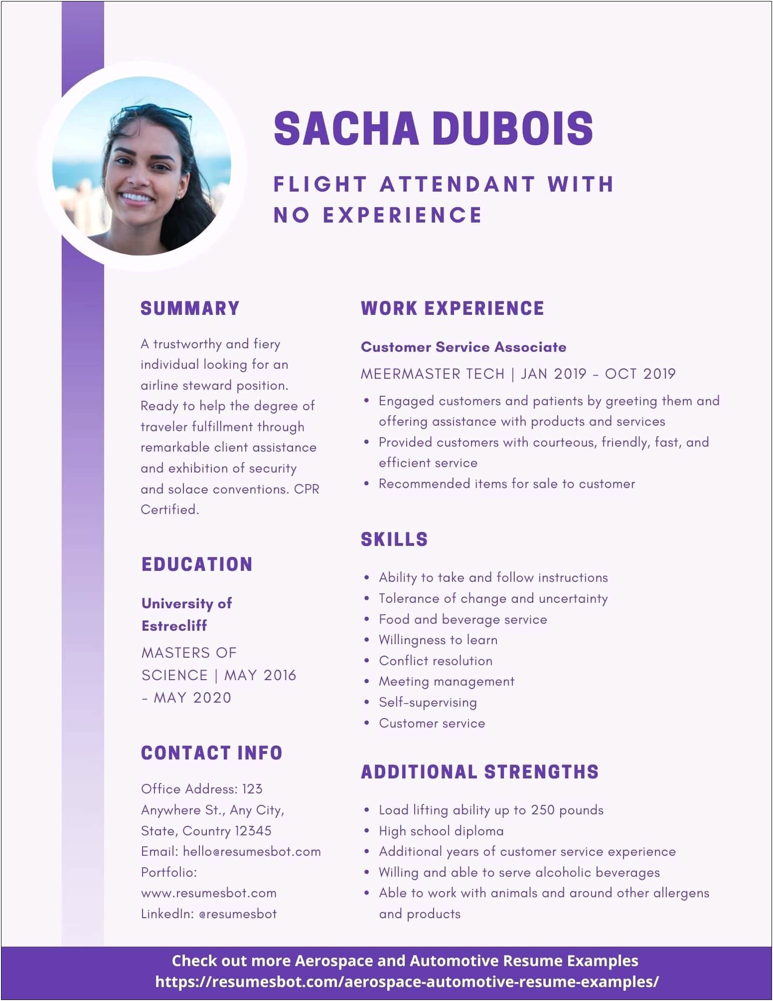 Customer Service Resume Examples No Experience