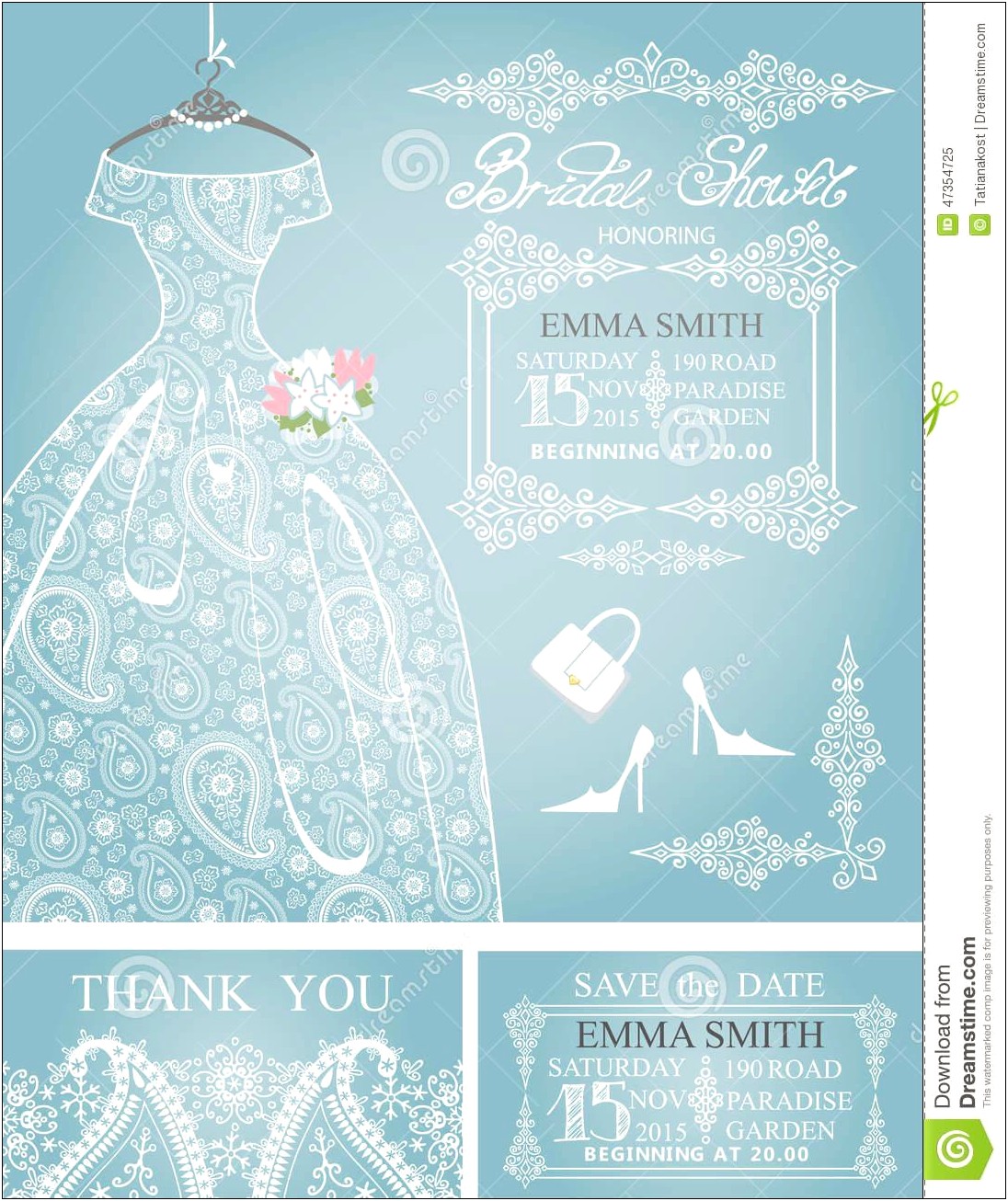 Cute Pictures For Wedding Shower Invitation