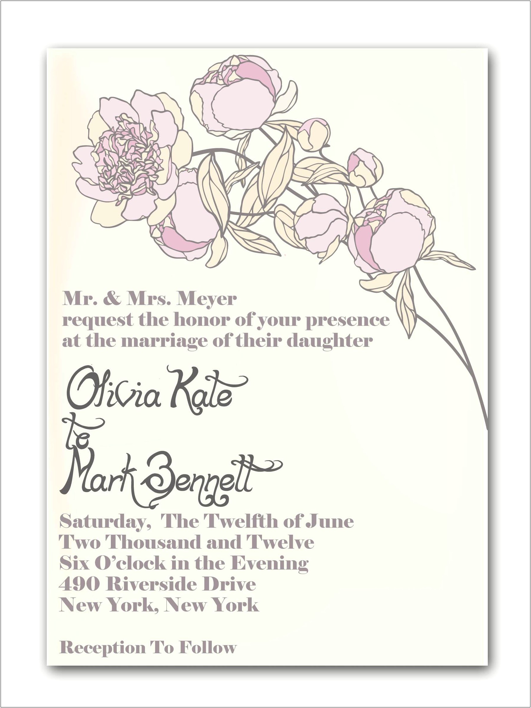 Cute Wedding Invite Words For Renewal