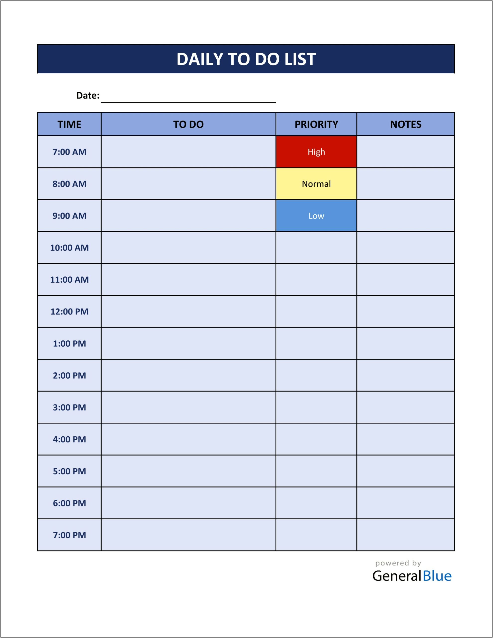 Daily Task Sheet Template Excel Download