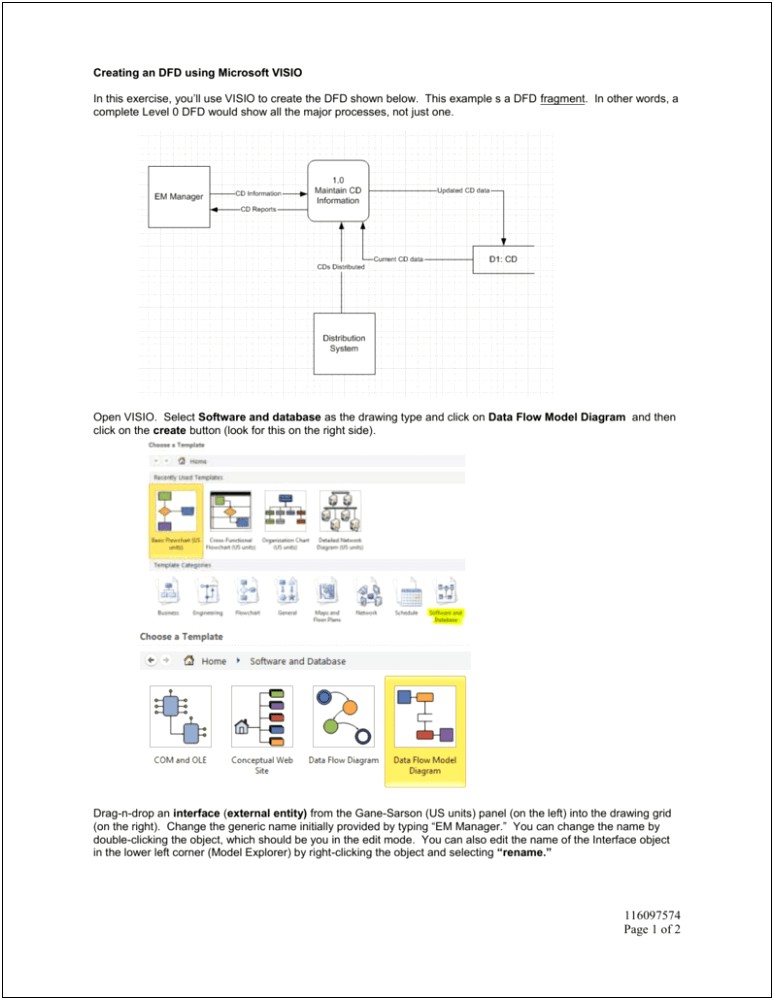 Database Model Diagram Template Visio 2007 Download