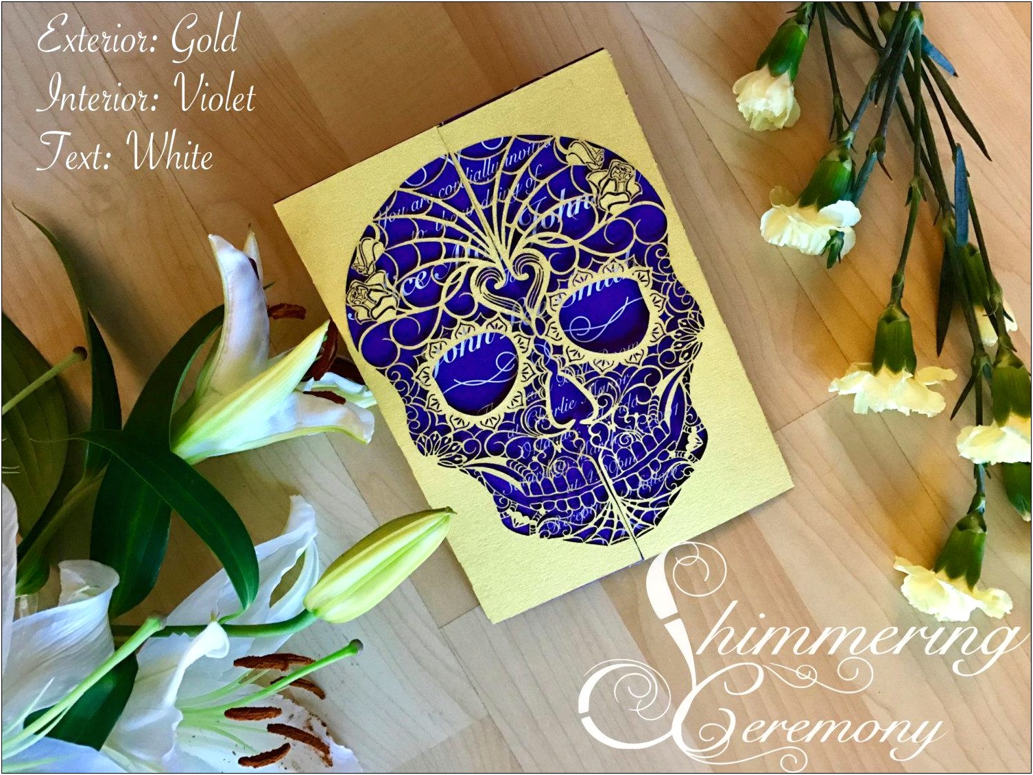 Day Of The Dead Wedding Invitation Wording
