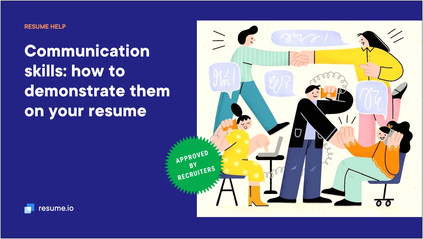 Demonstrate Communication Skills On Resume Examples