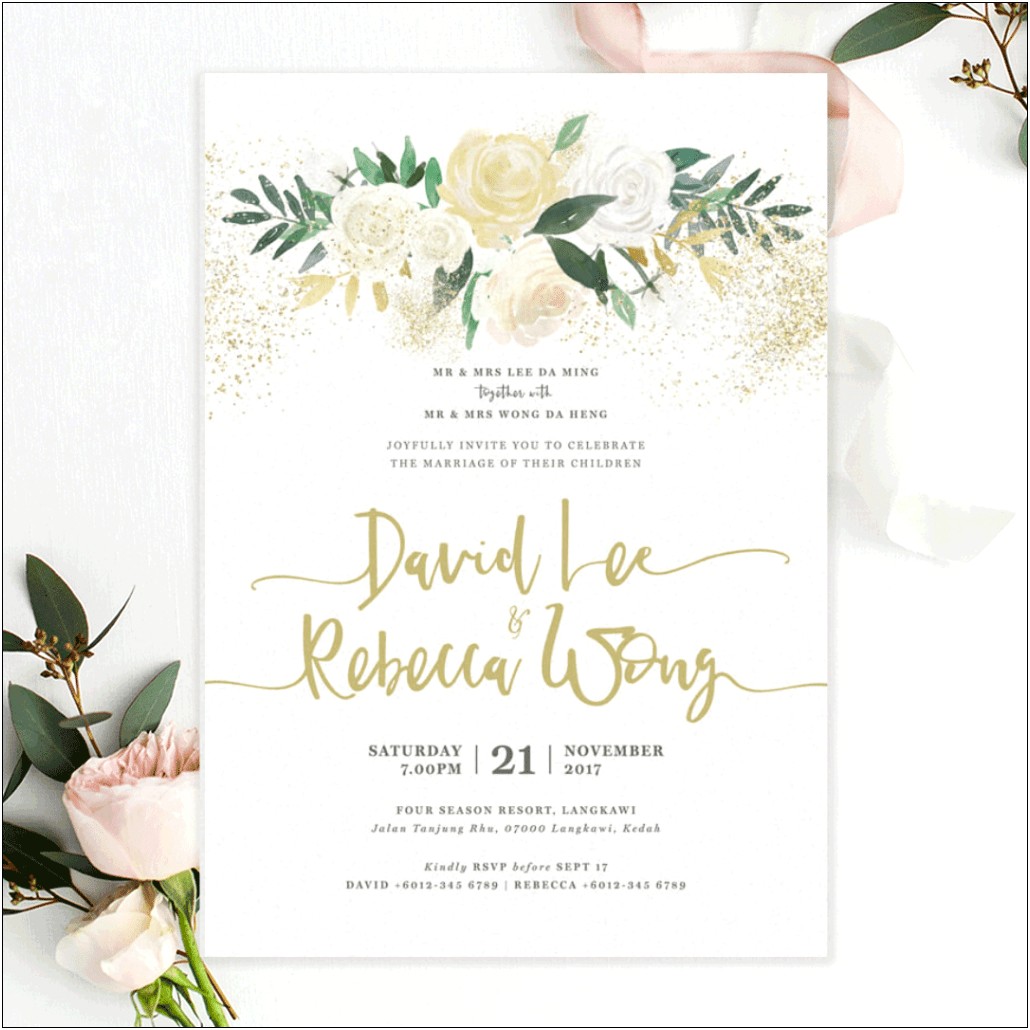 Design Print Your Own Wedding Invitations Free