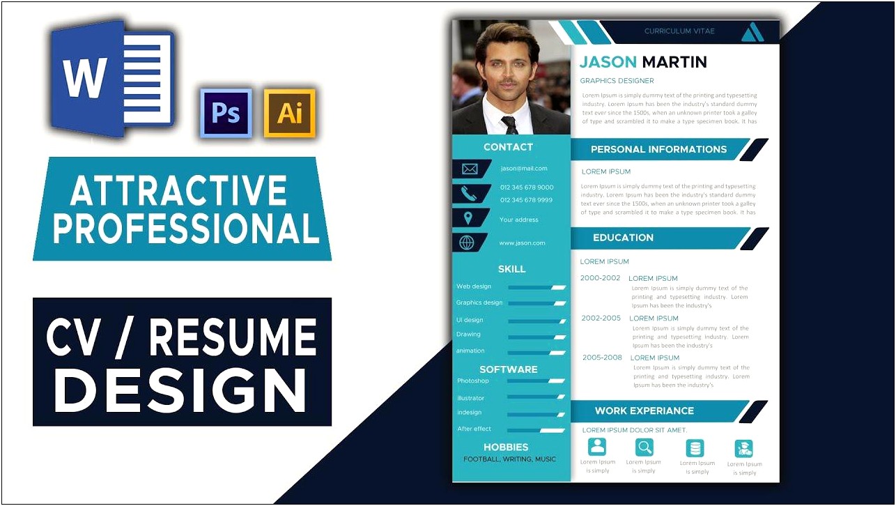 Designing A Resume In Microsoft Word