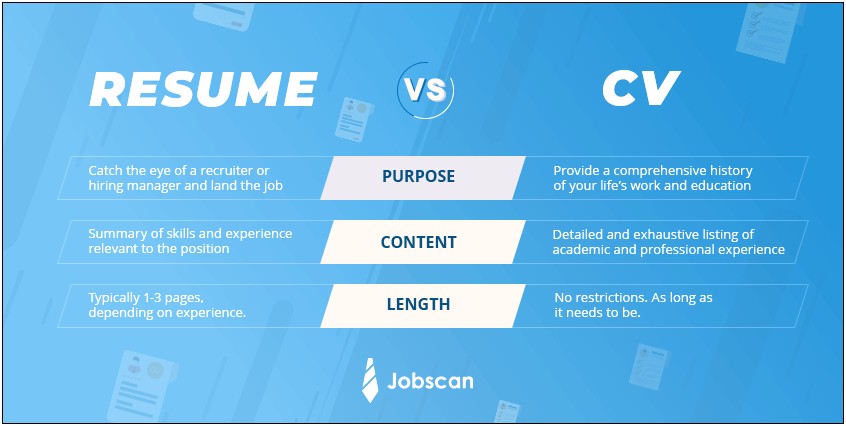Difference Between A Resume And A Job Application