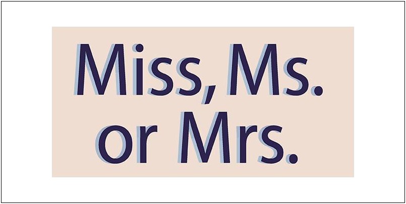 Difference Between Ms And Miss On Wedding Invitations