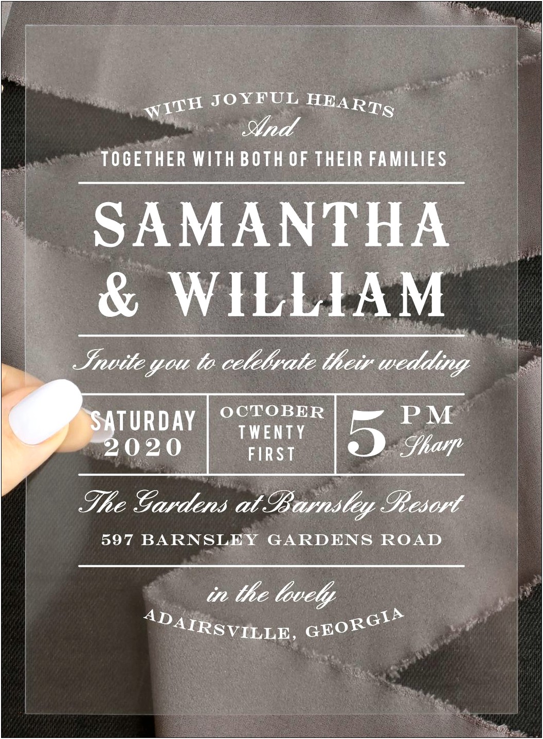 Different Invite Time And Start Time For Wedding