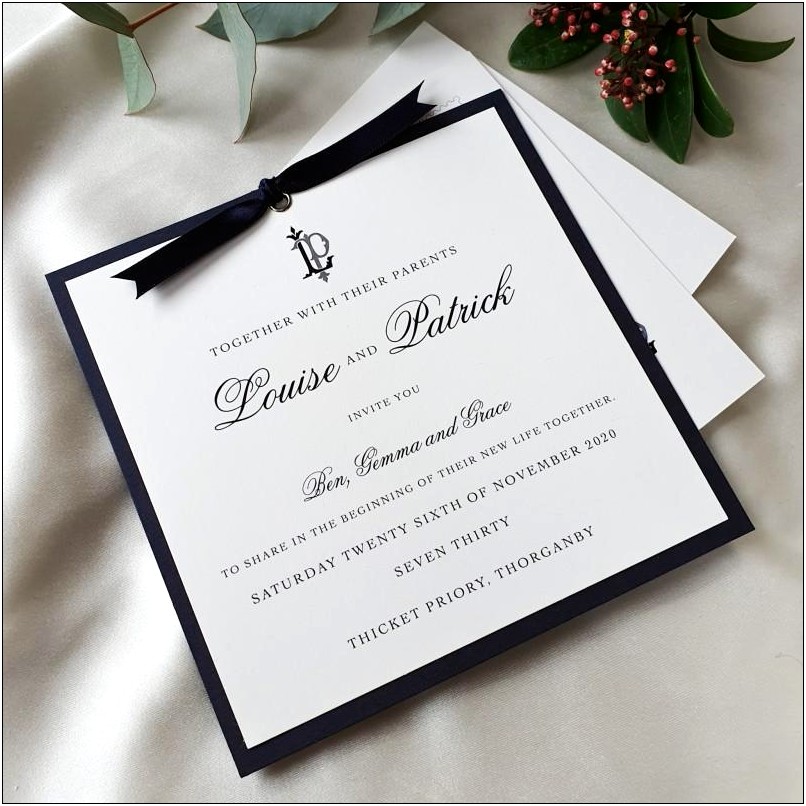 Different Ways To Tie Together Your Wedding Invitations