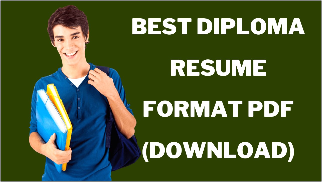 Diploma Mechanical Engineering Fresher Resume Format Free Download