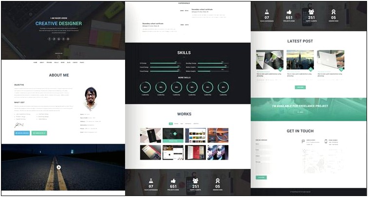 Divergent Personal Vcard Resume Html Template Nulled
