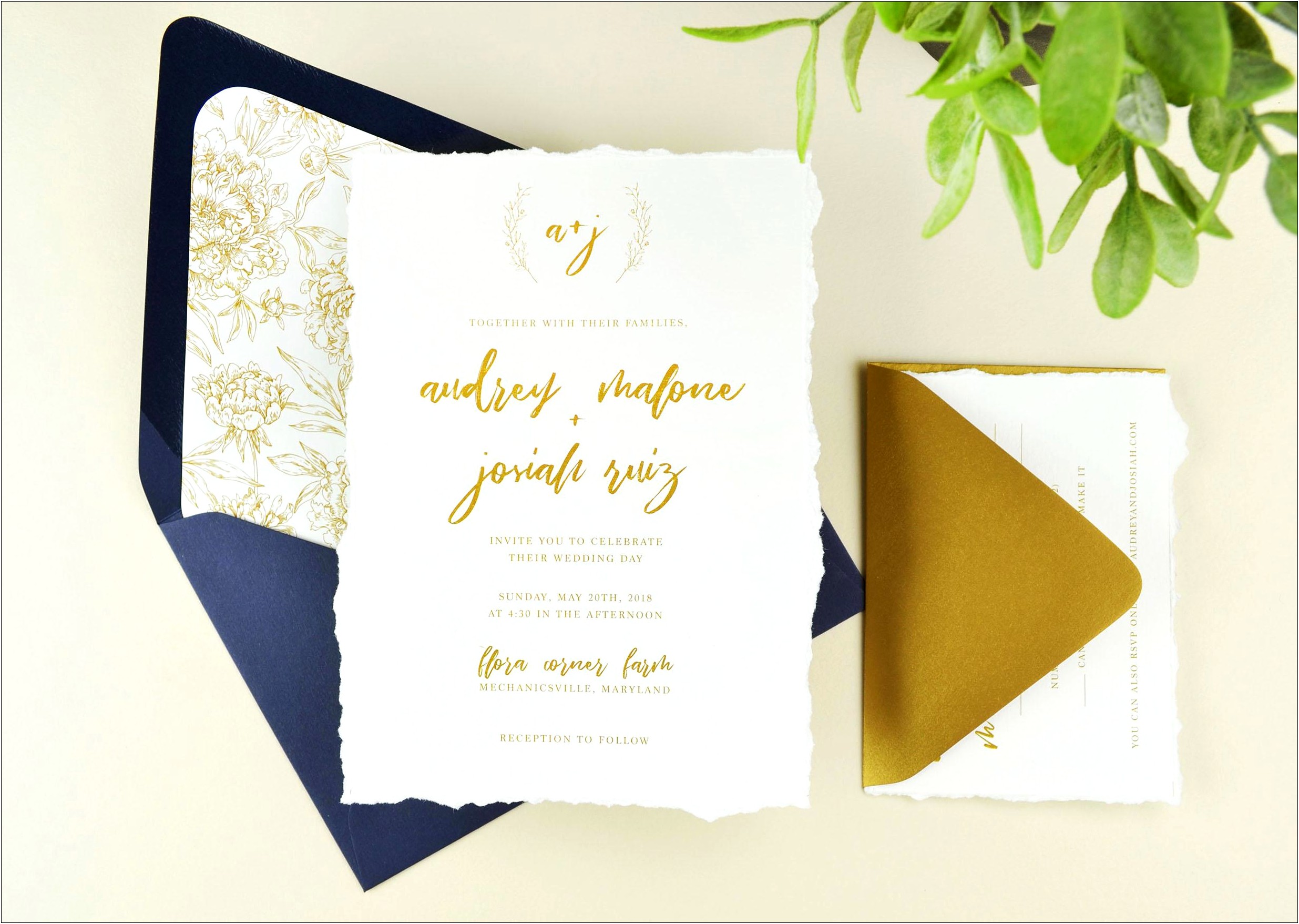 Diy Deckled Edge Handmade Paper Wedding Invites