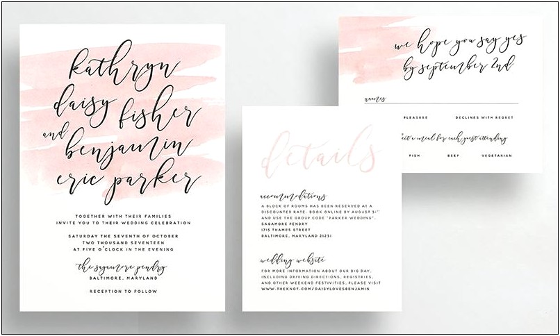 Diy Faux Calligraphy For Wedding Invitations