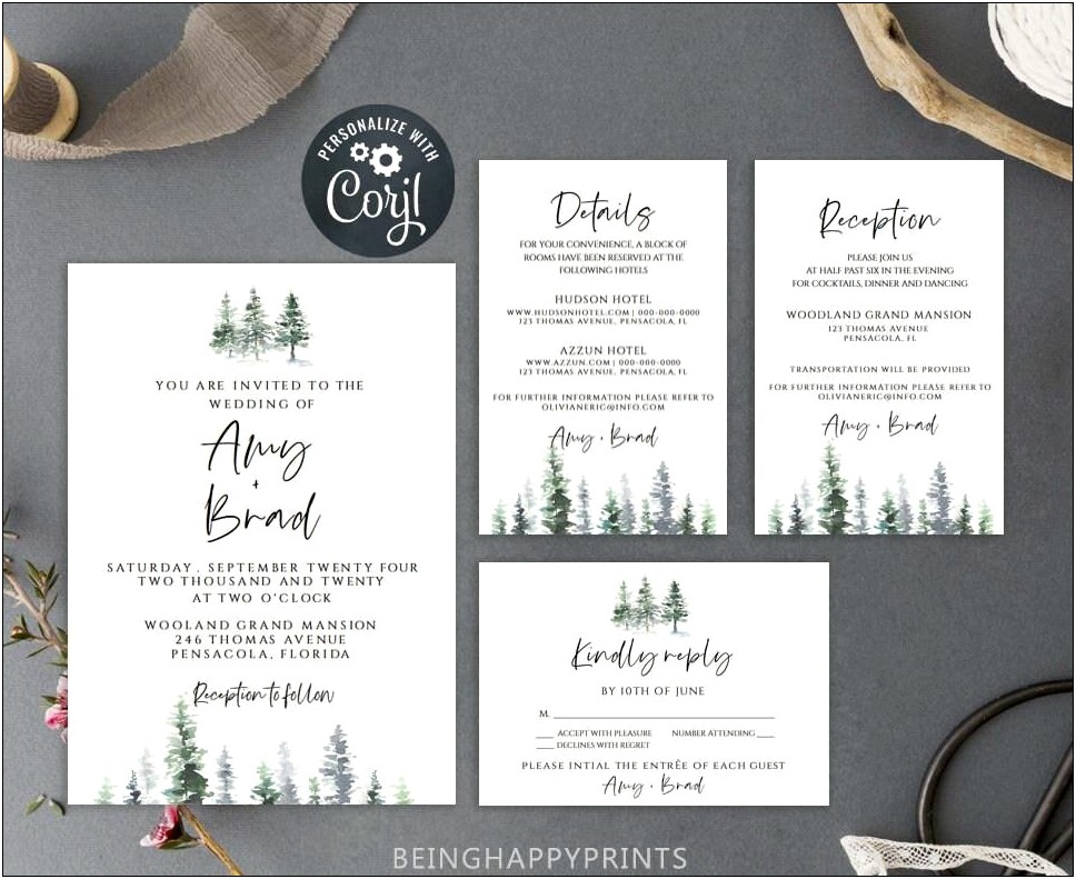 Do Wedding Invitations And Programs Have To Match