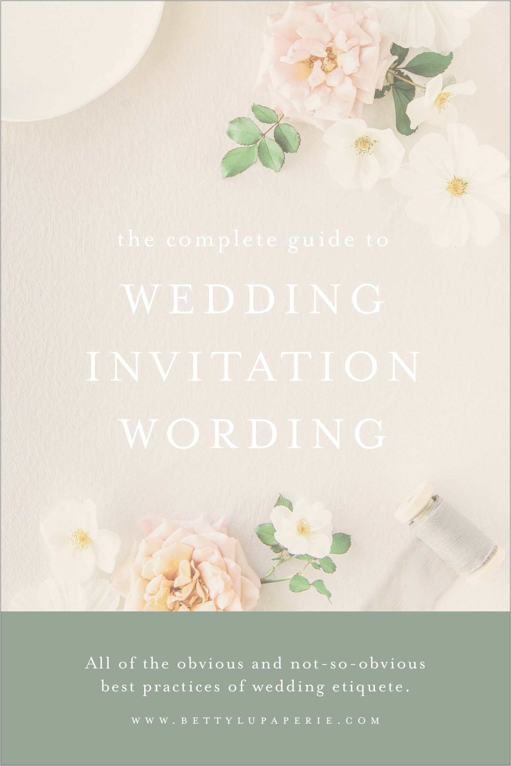 Do You Capitalize And Family On Wedding Invitations