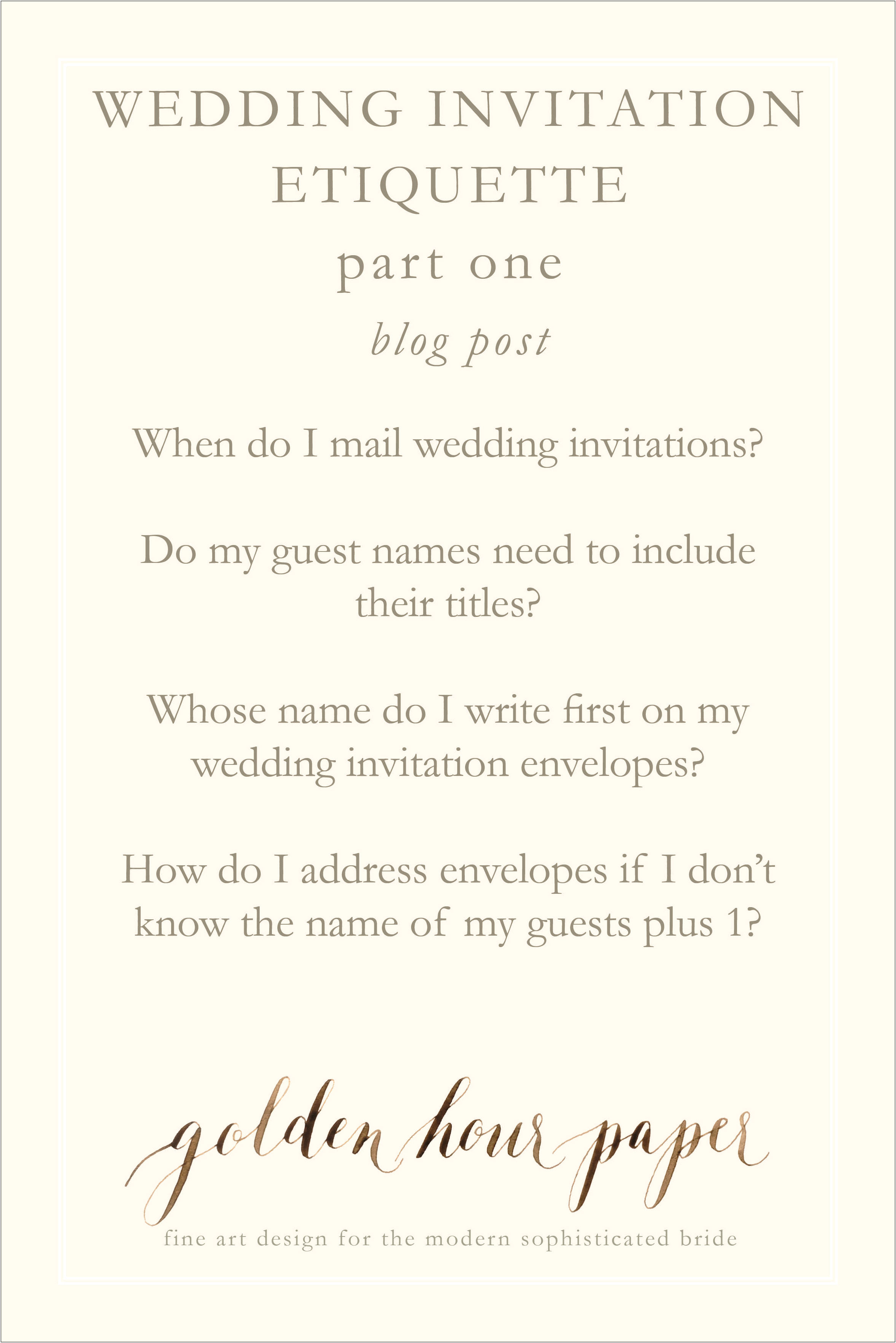 Do You Capitalize Junior On Wedding Invite