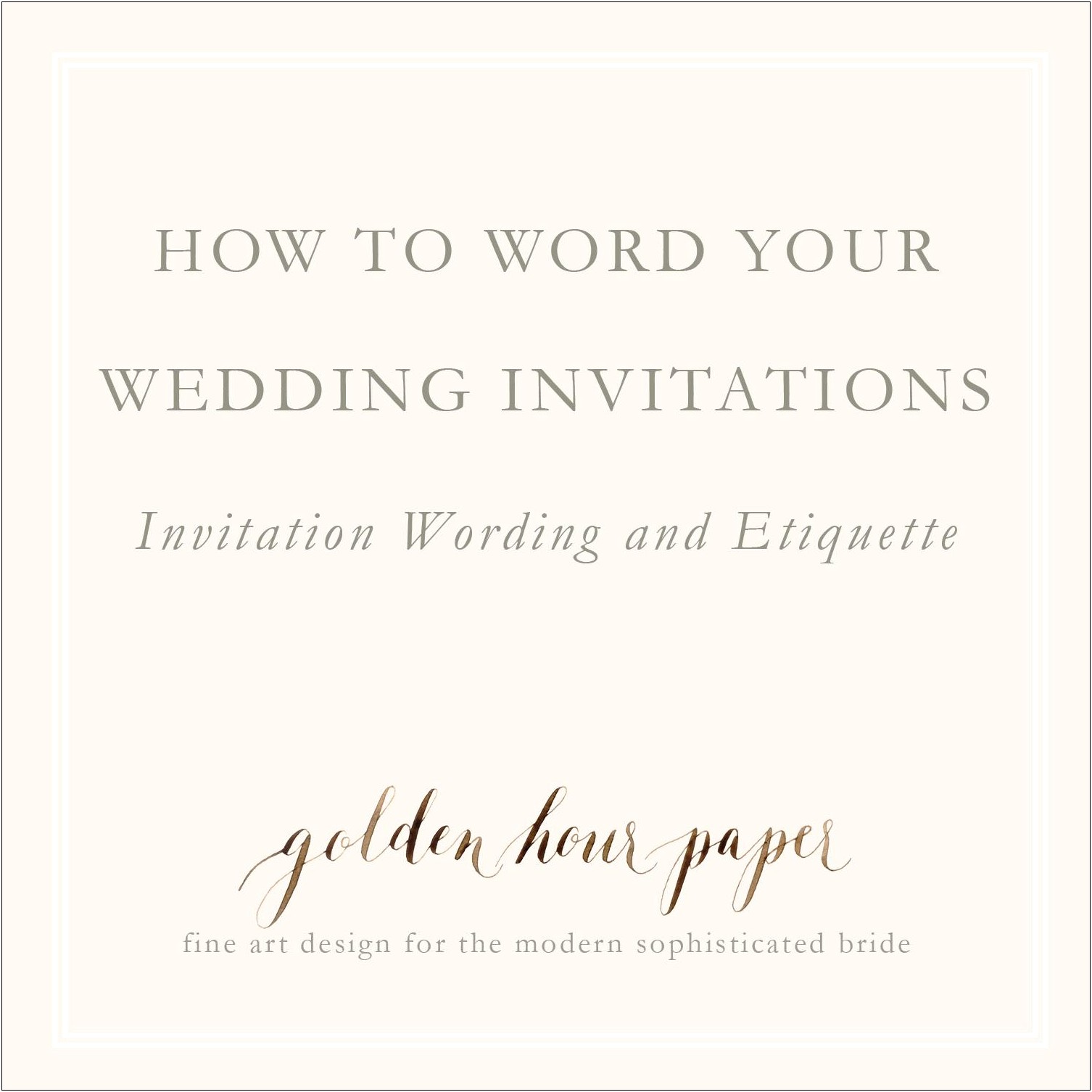 Do You Capitalize Their In A Wedding Invite