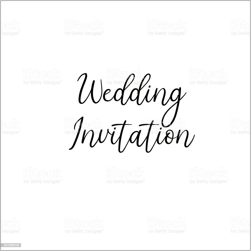 Do You Have To Handwrite Wedding Invitations