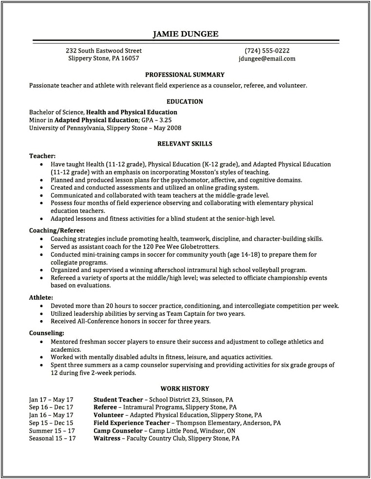 Does A Resume Need A Professional Summary