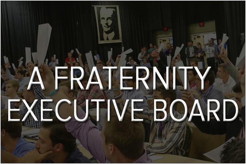 Does Fraternity President Look Good On Resume