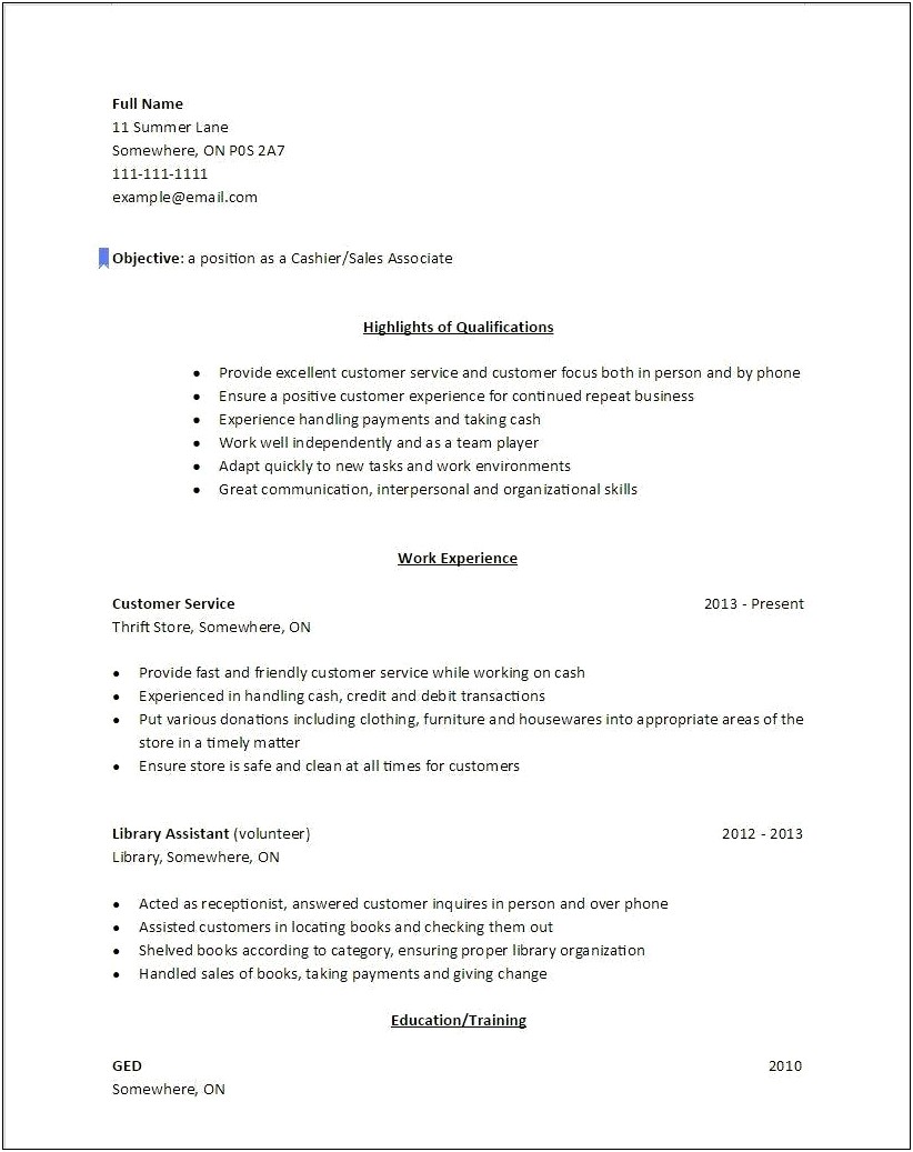 Does Retail Jobs Look Good On A Resume