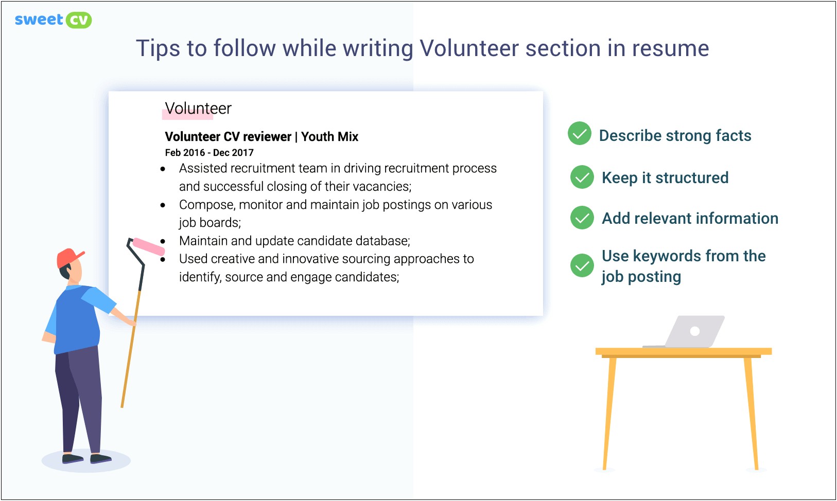 Does Volunteer Work Go In Work History Resume