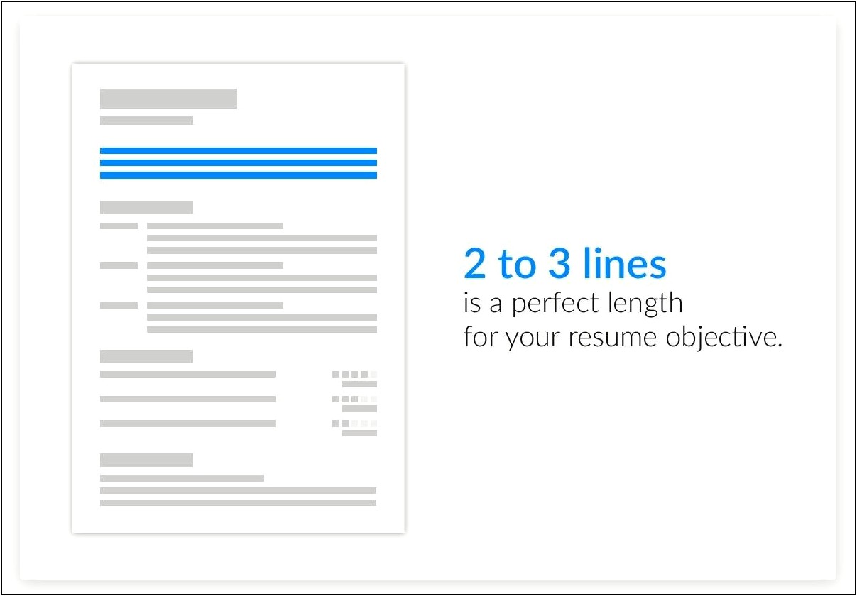 Dont List Down Objective In Resume