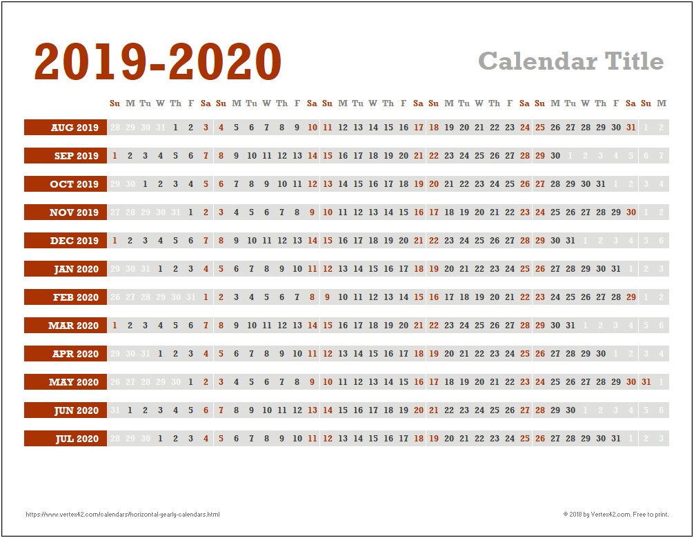 Download 2018 Monthly Calendar Excel Template