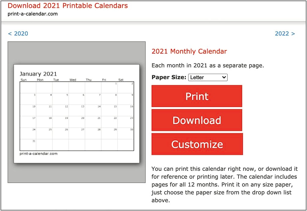 Download A Calendar Template For Microsoft Word