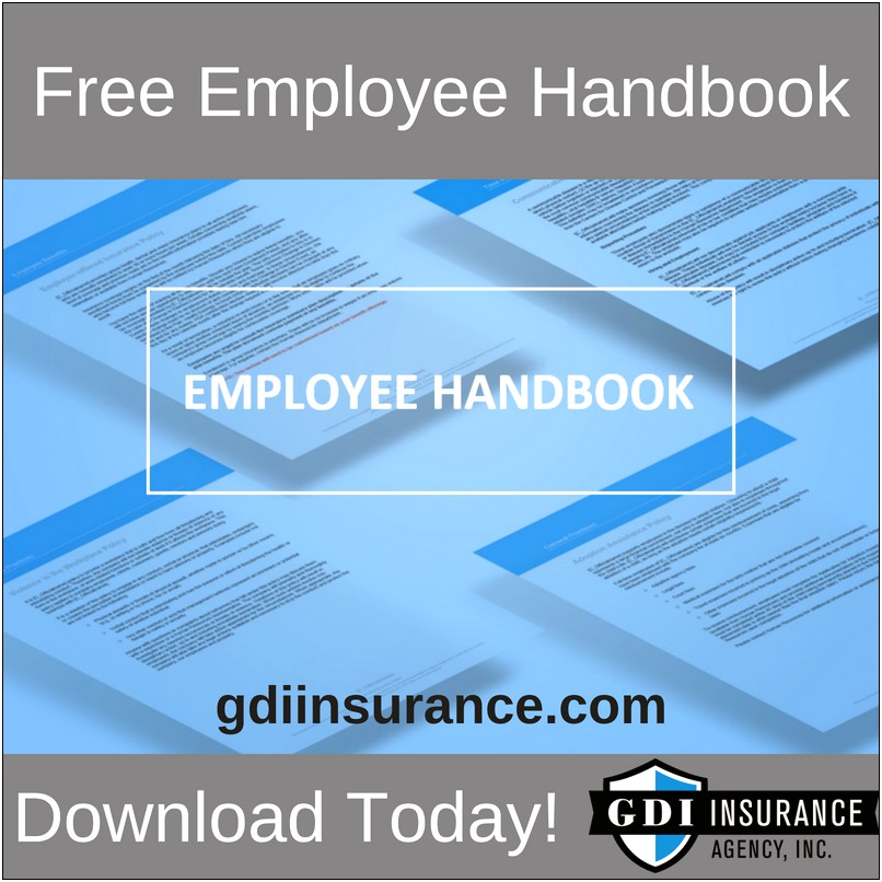 Download A Simple Employee Handbook Template