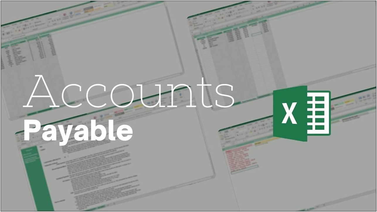 Download Accounts Payable Excel Template Exceldataproexceldatapro