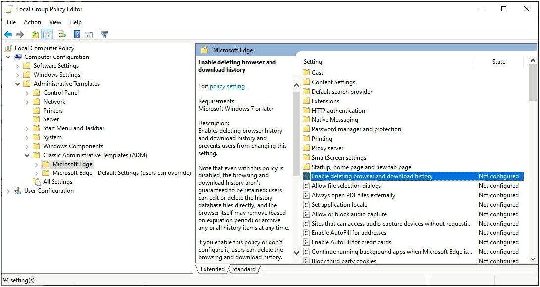 Download Administrative Templates For Microsoft Edge Chromium