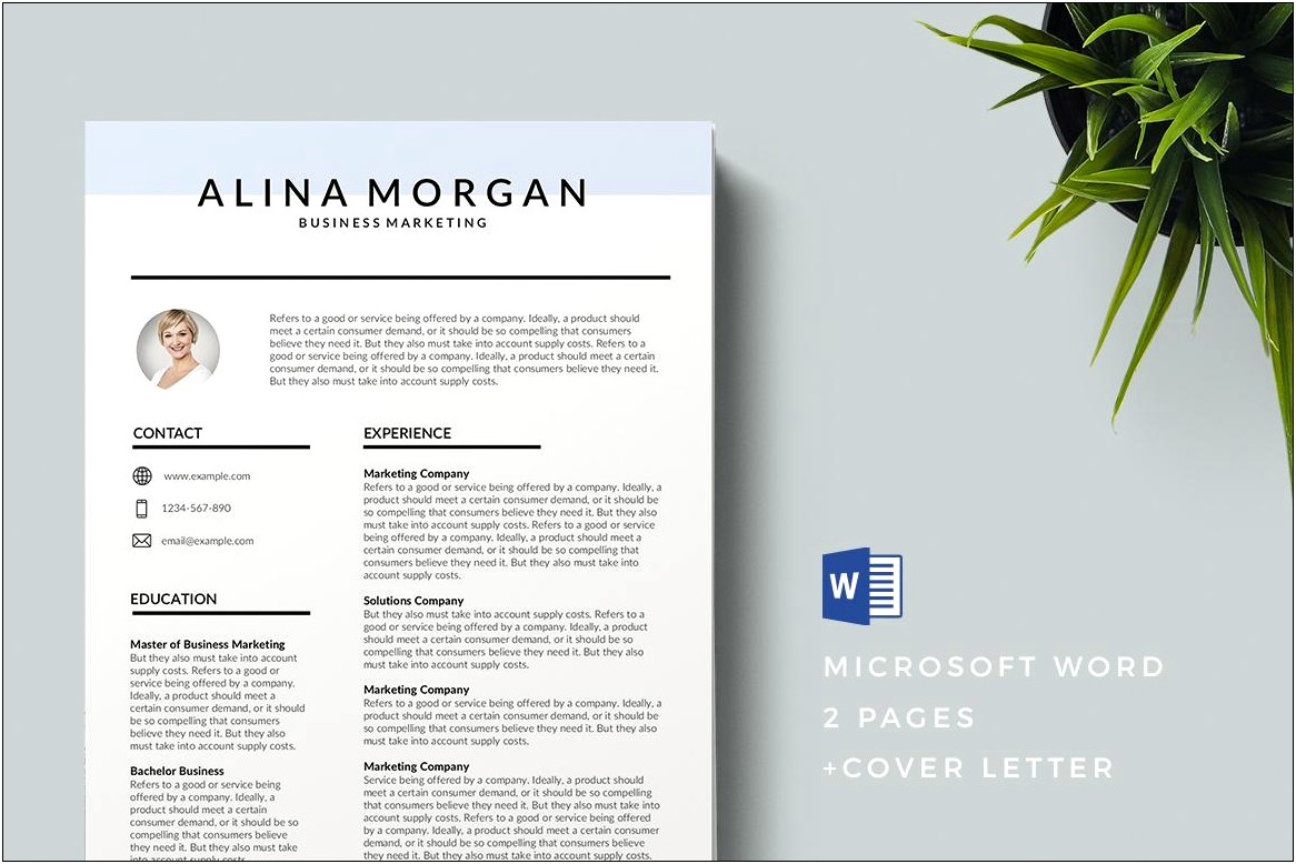 Download Creative Resume Templates Word Free
