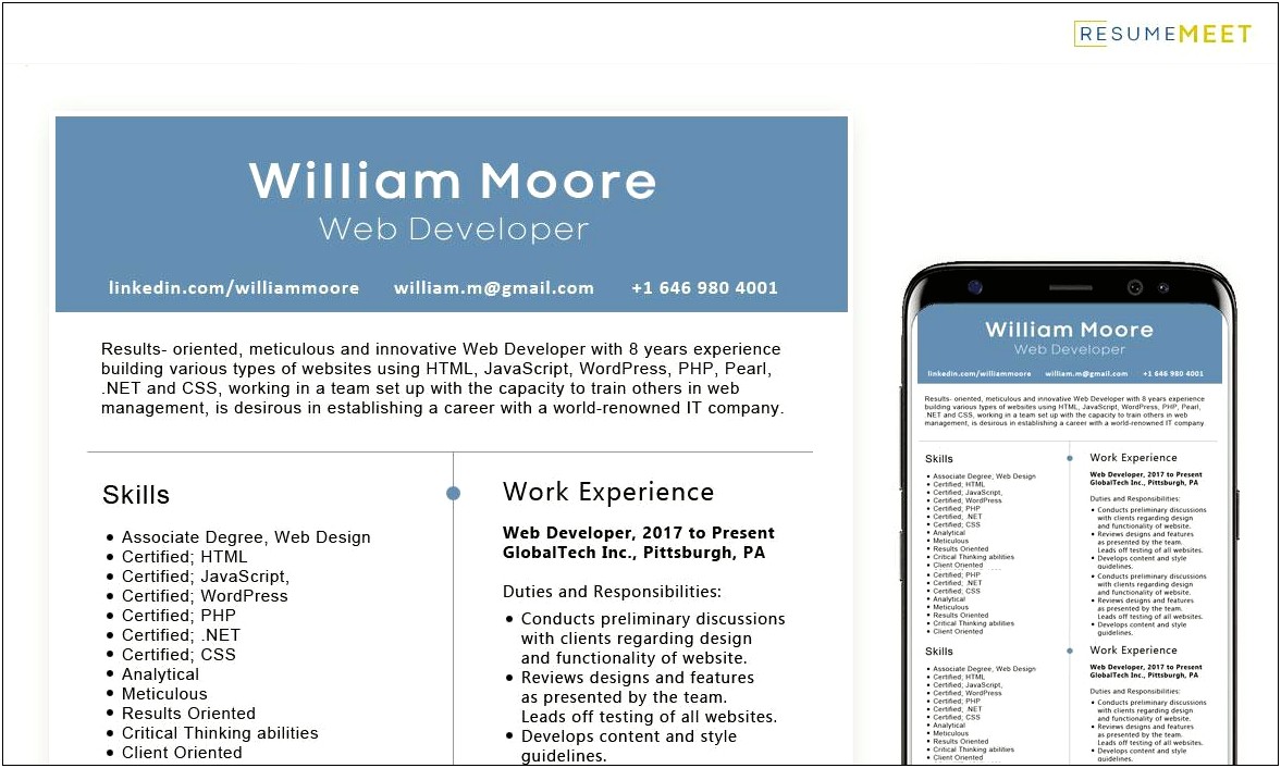 Download Resume From Linkedin In Word