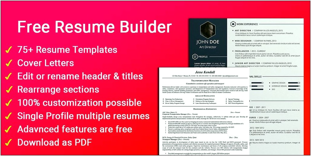 Easy Resume Creator Pro Free Download