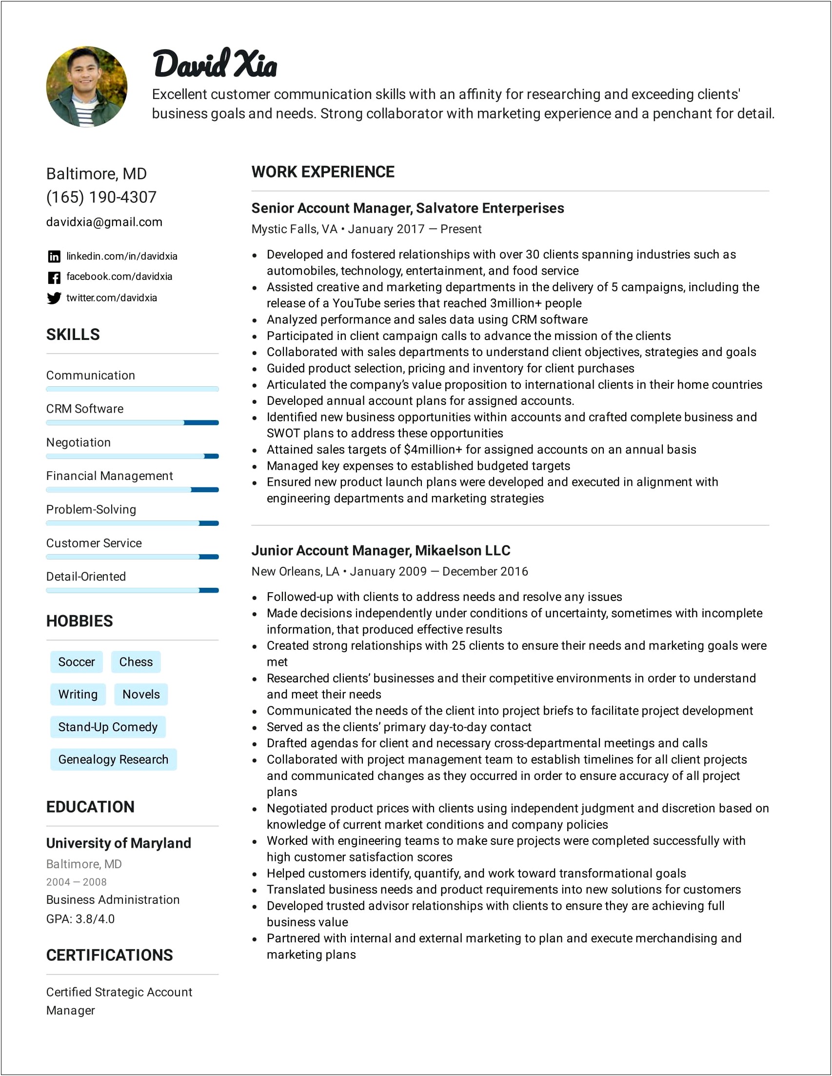 Easy Templates To Make Your Own Resume