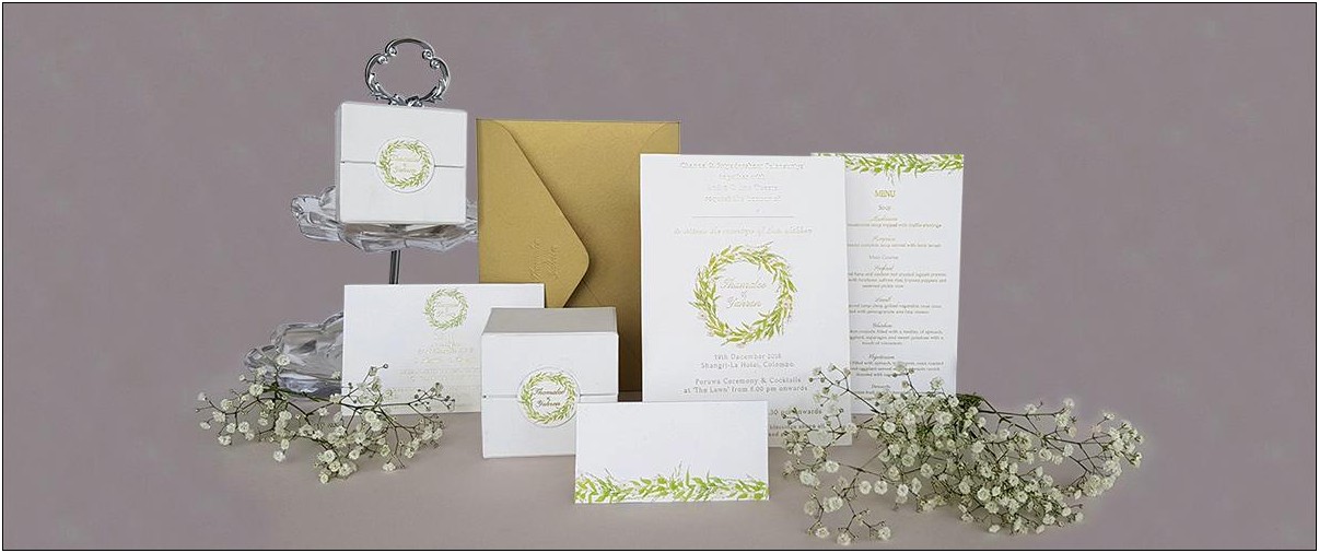 Elegant Wedding Invitations With Black Boxes