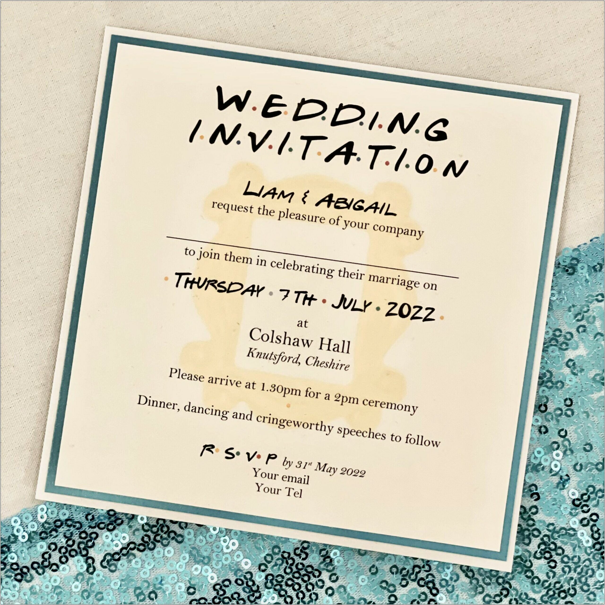 Email For Wedding Invitation To Friends