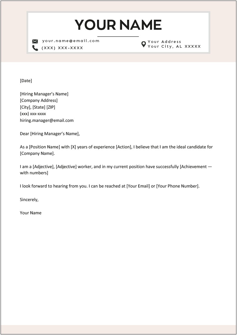 Email Forwarding Cover Letter And Resume