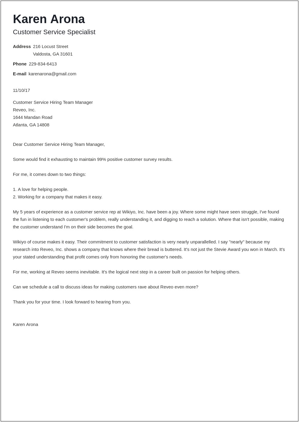 Email Resume Cover Letter Template Reference